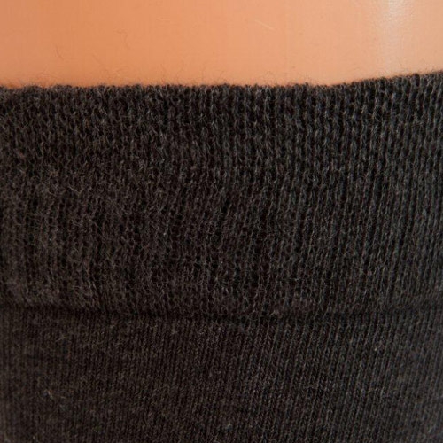 Socken ohne Gummi dunkelgrau Nahaufnahme socken ohne gummi dunkelgrau nahaufnahme