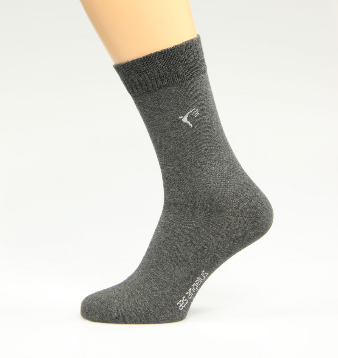 silbersocken Dunkelgrau baumwolle Größe 38-40