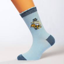 Kindersocken Biene Blau