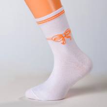 Kindersocken Schleife Weiß Glitzer