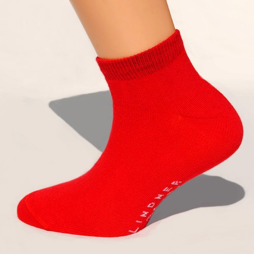 Sneaker-Socken rot Größe 35, 36, 37, 38