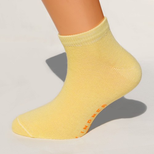 3 Paar Sneaker-Socken gelb Größe 27, 28, 29, 30