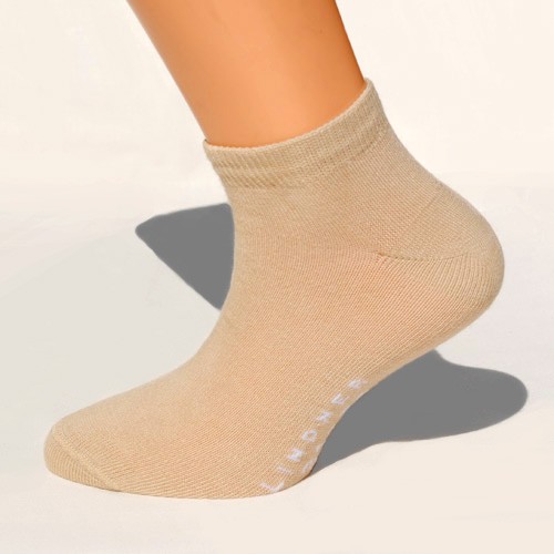 Sneaker-Socken hellbraun Größe 35, 36, 37, 38