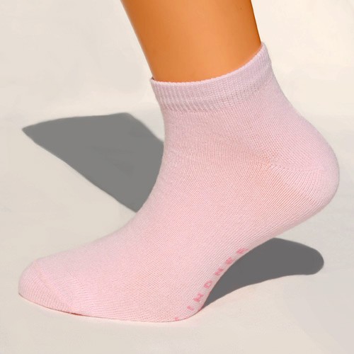 3 Paar Sneaker-Socken rosa Größe 27, 28, 29, 30