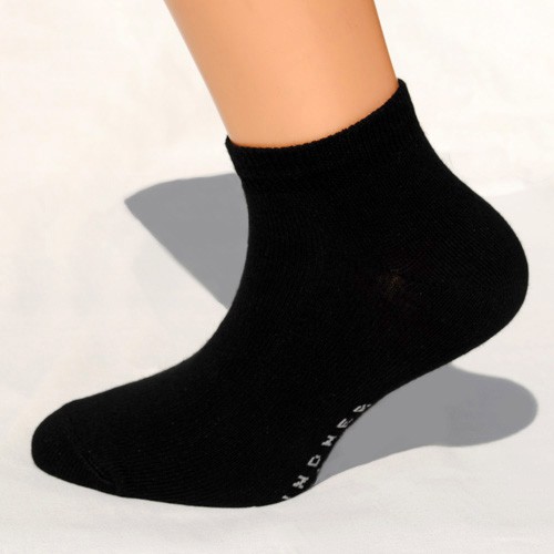 Sneaker-Socken schwarz Größe 45, 46, 47