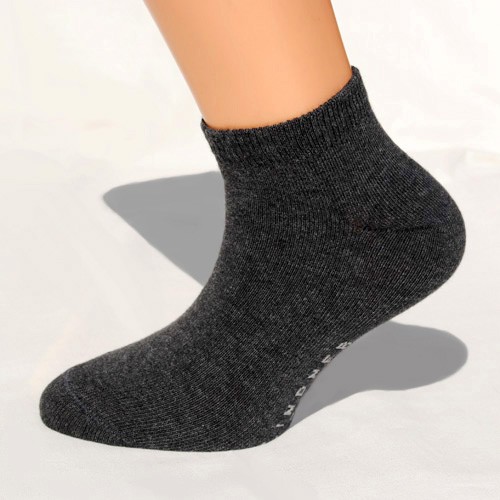 Sneaker-Socken dunkelgrau Größe 42, 43, 44