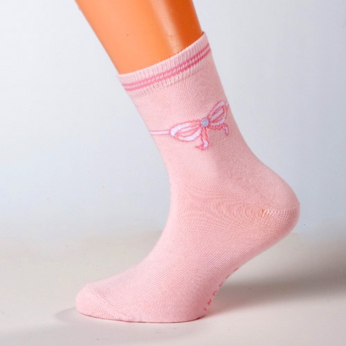 Socken Schleife rosa Größe 23, 24, 25, 26